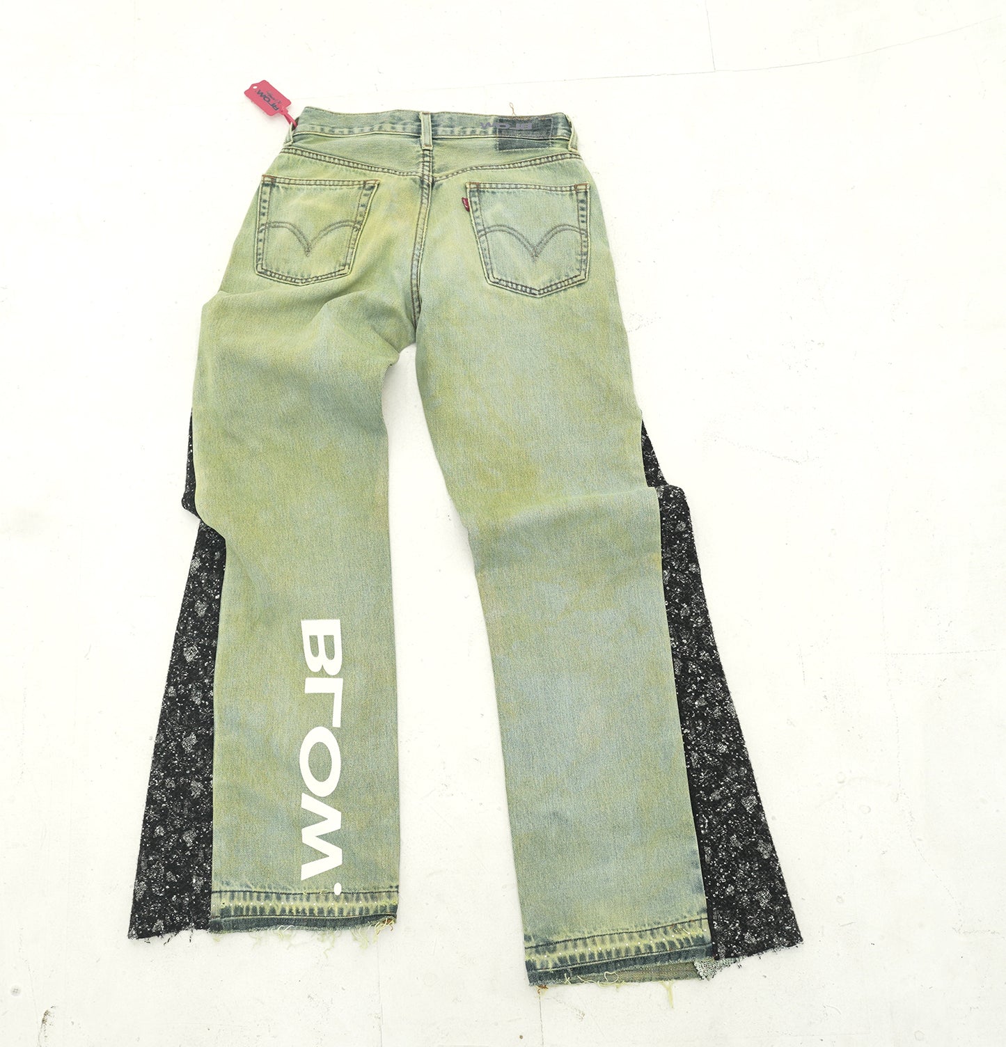 NL Wide Leg Denim (Lime)