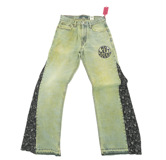 NL Wide Leg Denim (Lime)