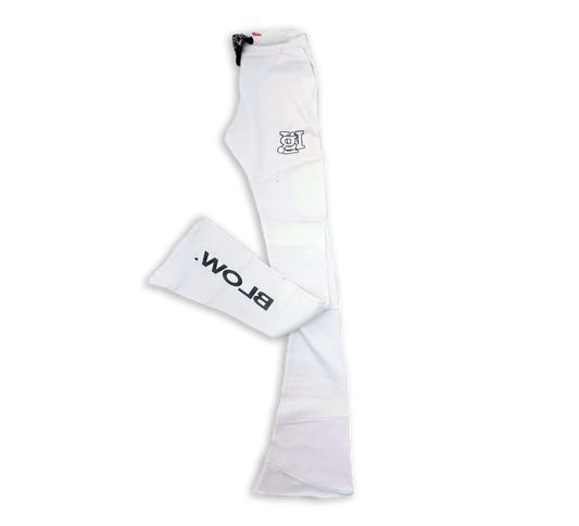 Stacked Sweatpants (White)