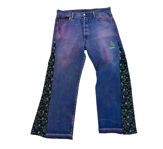 NL Wide Leg Denim (Purp)